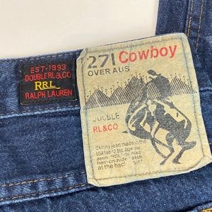 DBL Ralph Lauren & Co 271 Cowboy Jeans sz 36 x 33